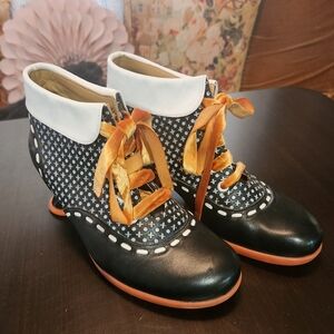 John Fluevog Enneagram Investigator Lace-up Ankle Boot